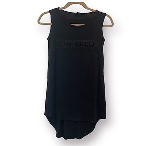 BEING HUMAN Laser Cut Graphic Muscle Tee XS